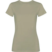 Camiseta de mujer de manga corta100% algodón con acabado lavado ácido Vetonek Vetonek