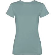 Camiseta de mujer de manga corta100% algodón con acabado lavado ácido Vetonek Vetonek
