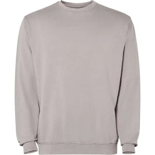 Sudadera unisex con cuello redondo 100% algodón Terry lavado al ácido Vetonek Vetonek