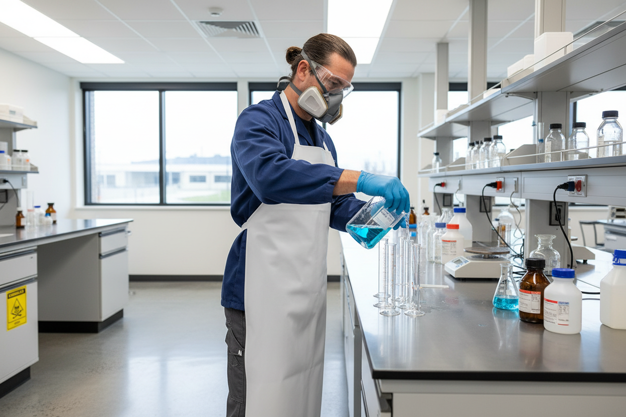 Tablier industriel Imperméable et Résistant aux Produits Chimiques - Vetonek