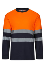 Camiseta técnica bicolor de manga larga de alta visibilidad Velilla 305603 - Vetonek