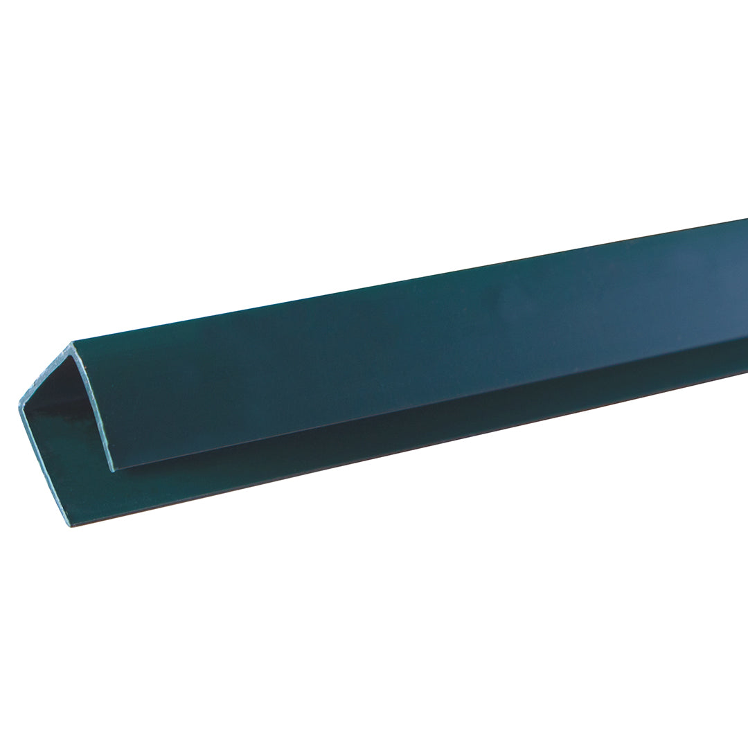 Perfil Remate «U» Celosía PVC Verde - Acabado Profesional Vetonek
