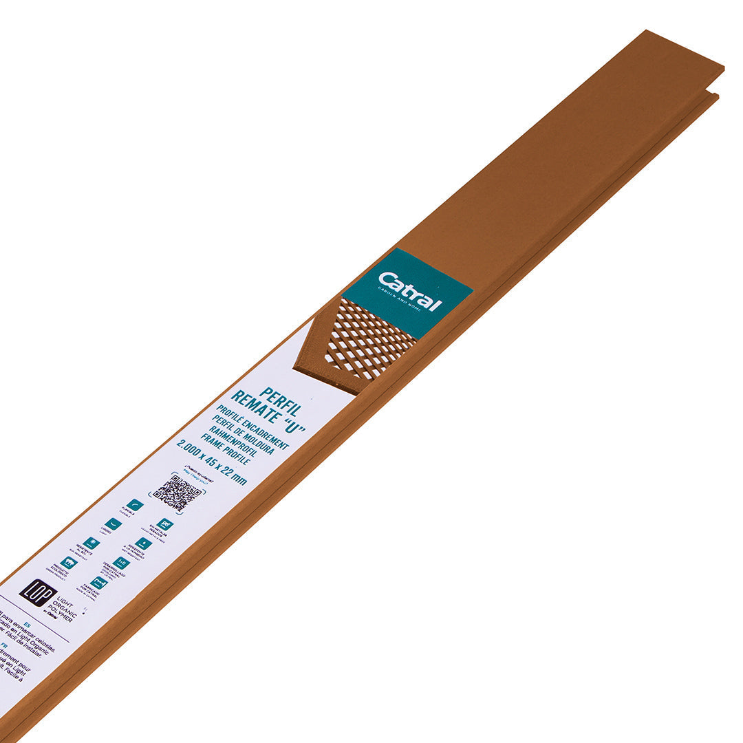 Perfil Remate «U» Celosía LOP Mimbre - Ideal para tus Proyectos de Exterior Vetonek