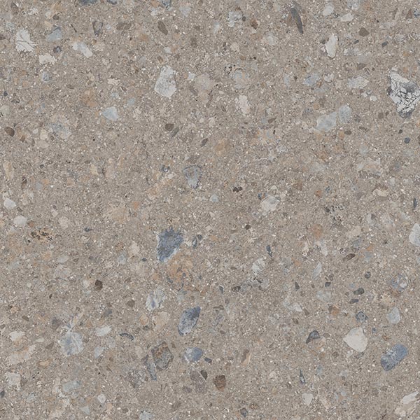 Suelo porcelánico efecto piedra Vetonek Gubbio Decorado Nuez 59,3x59,3
