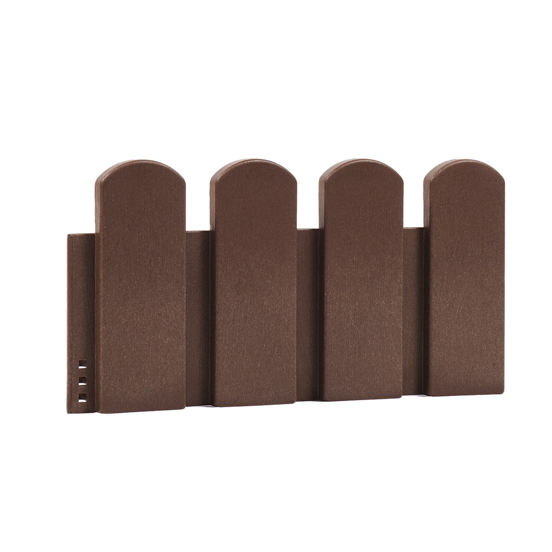 Pack 5 Bordos Tabla Clickborder LOP Marrón para Jardín Vetonek
