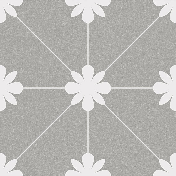 Suelo hidráulico Bellagio Dongo Gris 20x20 - Vetonek