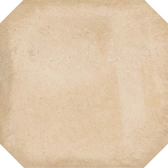 Baldosa octogonal efecto barro Matera Beige 20x20 - Vetonek