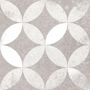 Suelo hidráulico Cremona Soresina Gris 20x20 - Vetonek