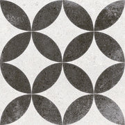 Suelo hidráulico Cremona Soresina Negro 20x20 - Vetonek