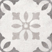 Suelo hidráulico Cremona Soncino Blanco 20x20 - Vetonek