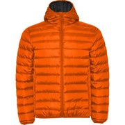 Chaqueta de hombre acolchada con relleno tacto pluma y capucha fija ajustada Vetonek Vetonek