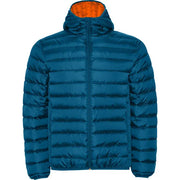 Chaqueta de hombre acolchada con relleno tacto pluma y capucha fija ajustada Vetonek Vetonek