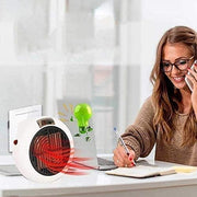 Mini Estufa Calentador Eléctrico 1350W - Enchufe Calefactor con Mando a Distancia y Pantalla LED - Vetonek