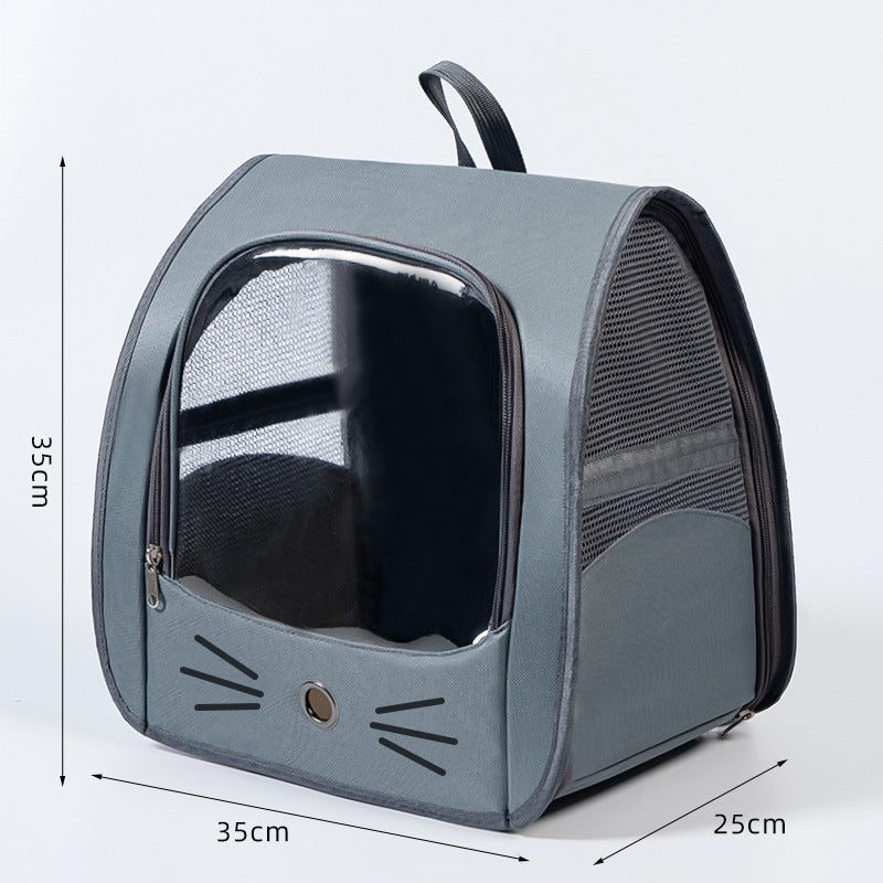 Pet Carrier Backpack, Travel Bag for Small Dogs and Cats, Breathable Mesh Car & Outdoor Carrier - Vetonek