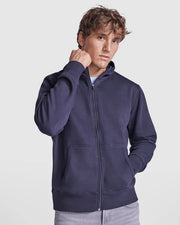 Sudadera con capucha, cuello alto y cremallera completa Vetonek