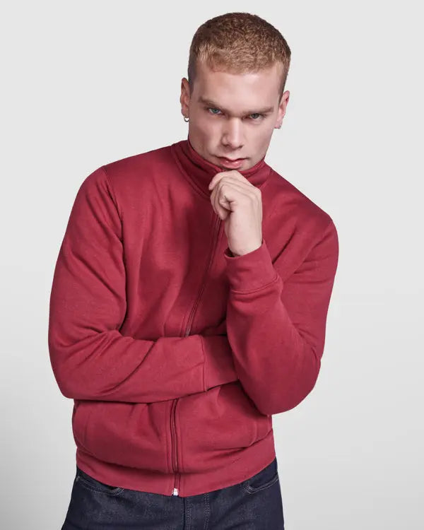 Sudadera de cuello alto con cremallera a tono Vetonek