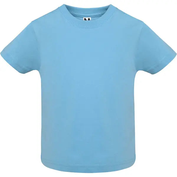 Camiseta de manga corta especial para bebé, confeccionada con tejido en galga fina y acabado compactado Vetonek Vetonek