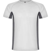 Camiseta técnica combinada con dos tejidos de poliéster, manga corta de estilo ranglán Vetonek Vetonek