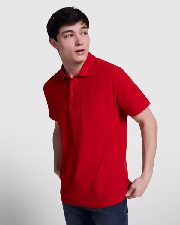 Polo de manga corta con bolsillo en pecho izquierdo Vetonek