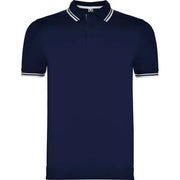 Polo de manga corta, cuello con tapeta de 3 botones a tono Vetonek Vetonek