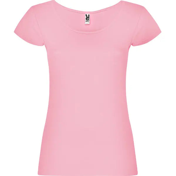 Camiseta de manga corta, escote redondo, ribeteado y pronunciado Vetonek Vetonek