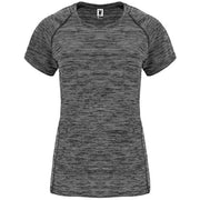 Camiseta técnica entallada de mujer en tejido poliéster de manga corta estilo ranglán Vetonek Vetonek
