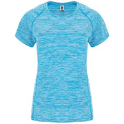 Camiseta técnica entallada de mujer en tejido poliéster de manga corta estilo ranglán Vetonek Vetonek