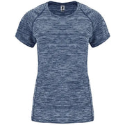 Camiseta técnica entallada de mujer en tejido poliéster de manga corta estilo ranglán Vetonek Vetonek