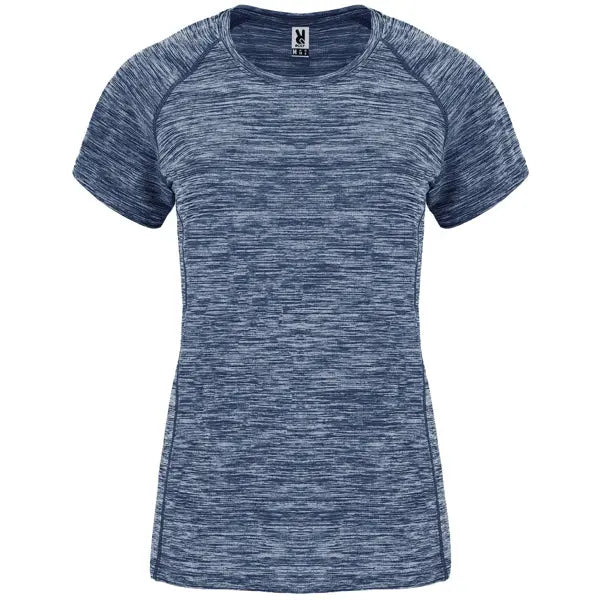 Camiseta técnica entallada de mujer en tejido poliéster de manga corta estilo ranglán Vetonek Vetonek