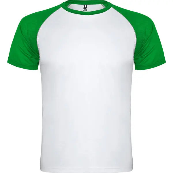 Camiseta deportiva de manga corta estilo ranglan en contraste Vetonek Vetonek