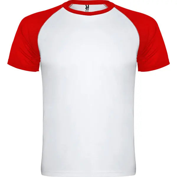 Camiseta deportiva de manga corta estilo ranglan en contraste Vetonek Vetonek