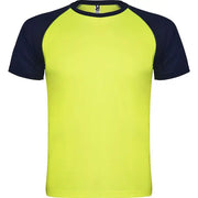 Camiseta deportiva de manga corta estilo ranglan en contraste Vetonek Vetonek