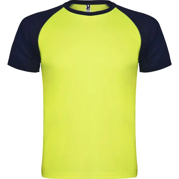 Camiseta deportiva de manga corta estilo ranglan en contraste Vetonek Vetonek
