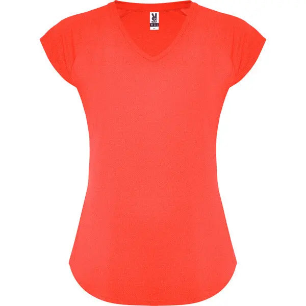Camiseta técnica multi-deporte de mujer manga corta estilo manga ranglan Vetonek Vetonek