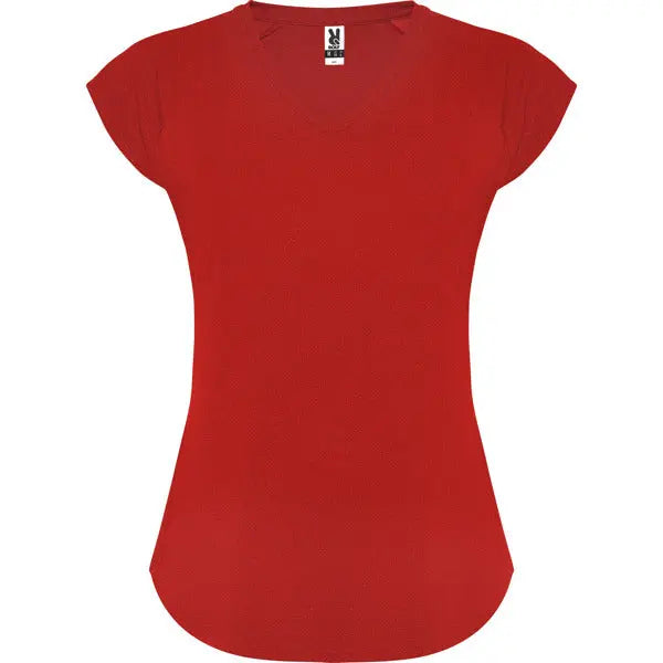 Camiseta técnica multi-deporte de mujer manga corta estilo manga ranglan Vetonek Vetonek