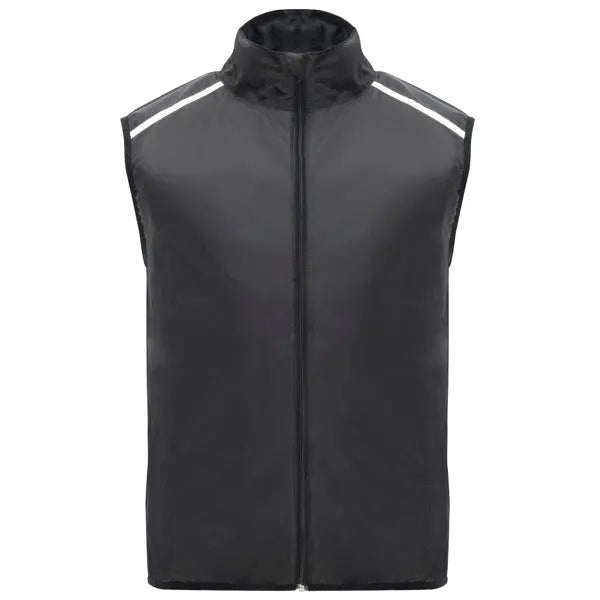Chaleco técnico ligero de running, con cremallera frontal a tono con protector de barbilla Vetonek Vetonek