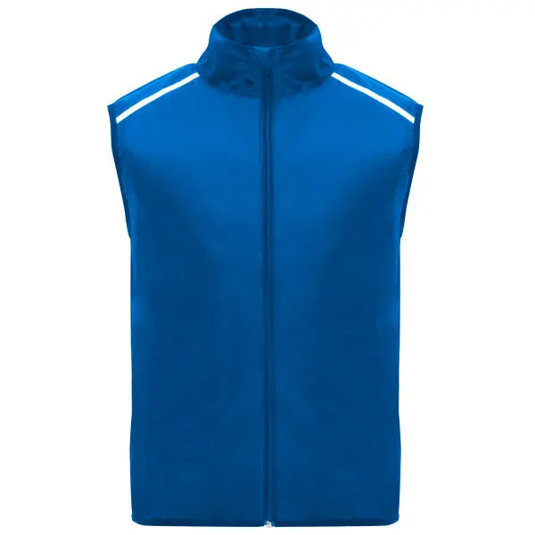 Chaleco técnico ligero de running, con cremallera frontal a tono con protector de barbilla Vetonek Vetonek
