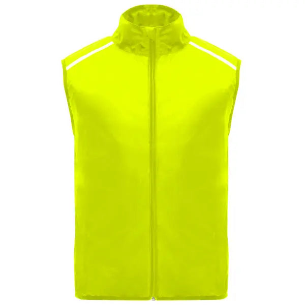 Chaleco técnico ligero de running, con cremallera frontal a tono con protector de barbilla Vetonek Vetonek