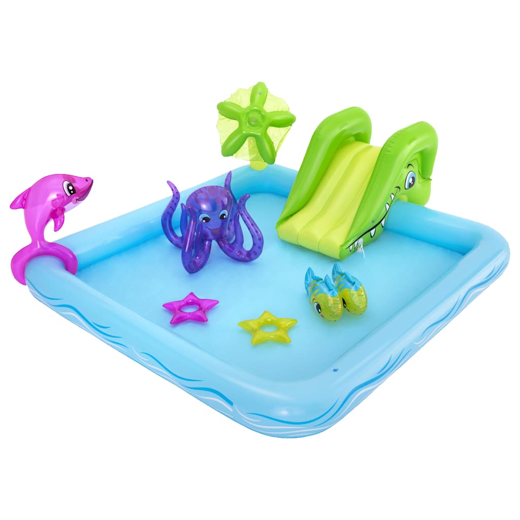 Piscina de juego Fantastic Aquarium de 239x206x86 cm ideal para jardines y actividades al aire libre.