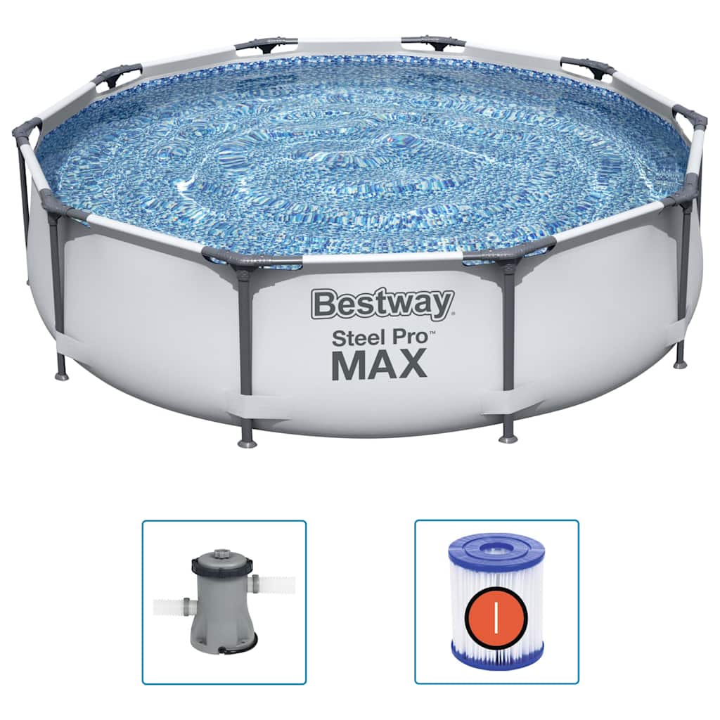 Set de piscine Steel Pro MAX 305x76 cm 