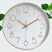 8-inch 20cm Wall Clock, 3D Quartz Wall Clock for Living Room, Hanging Wall Clock, Wall Mounted Clock - Vetonek