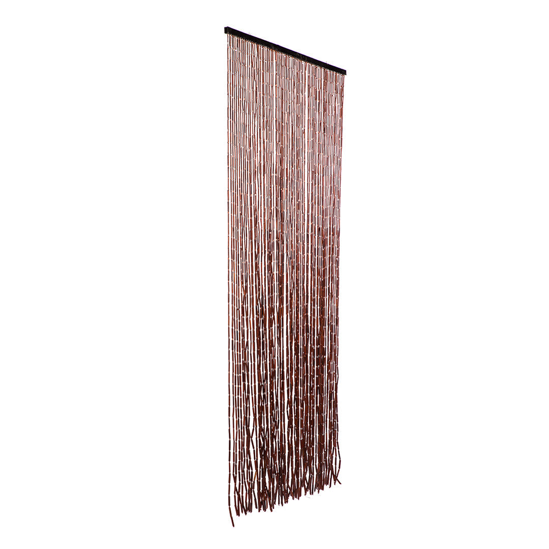 Cortina de Puerta Hong Kong Burdeos - Elegancia Natural Vetonek