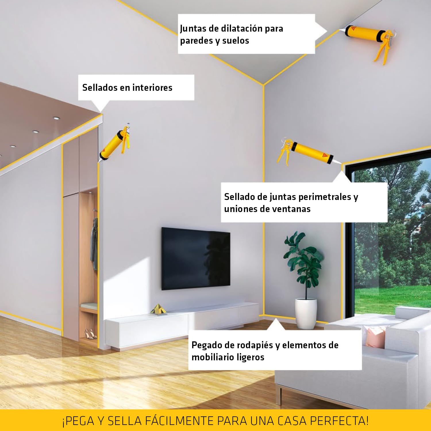 Sikaflex 11 FC Purform Sellador poliuretano multisoportes - Vetonek
