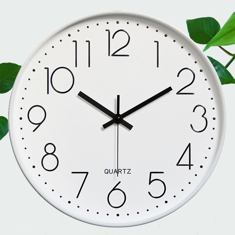 8-inch 20cm Wall Clock, 3D Quartz Wall Clock for Living Room, Hanging Wall Clock, Wall Mounted Clock - Vetonek