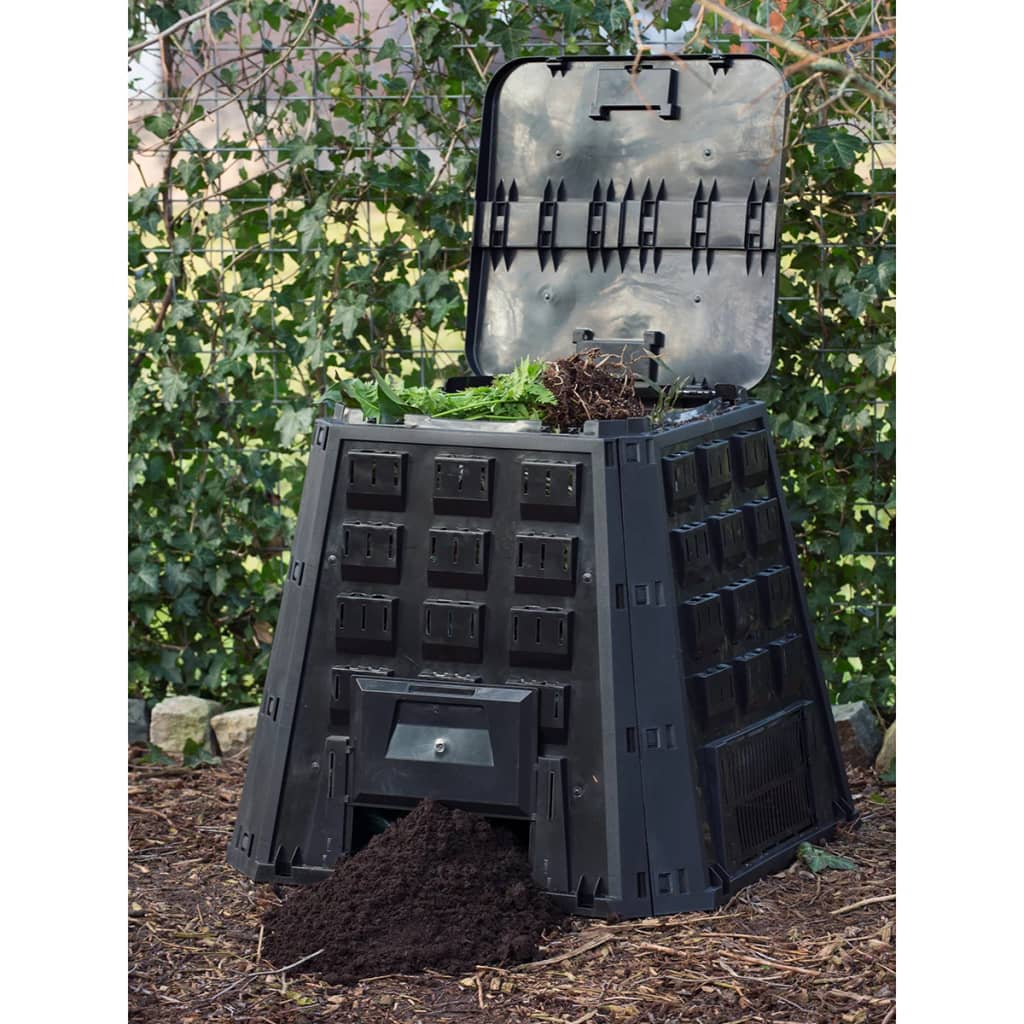 Nature contenedor térmico para compost 400 L color negro 6071480 V4805 Vetonek