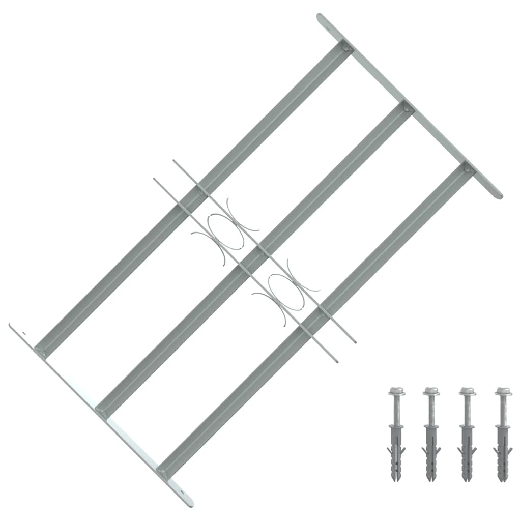 Reja de Seguridad Ajustable Ventana Acero Galvanizado 500-650mm