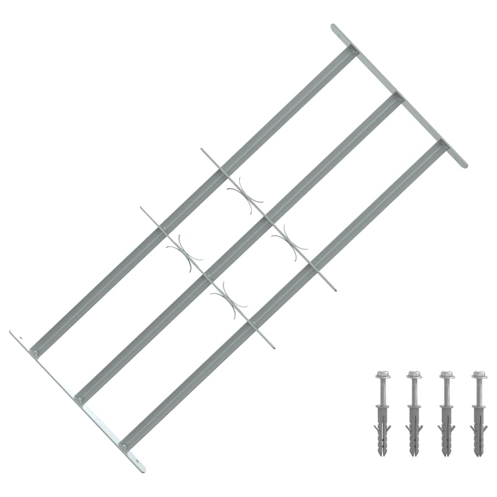 Reja de Seguridad Ajustable Ventana Acero Galvanizado 700-1050mm