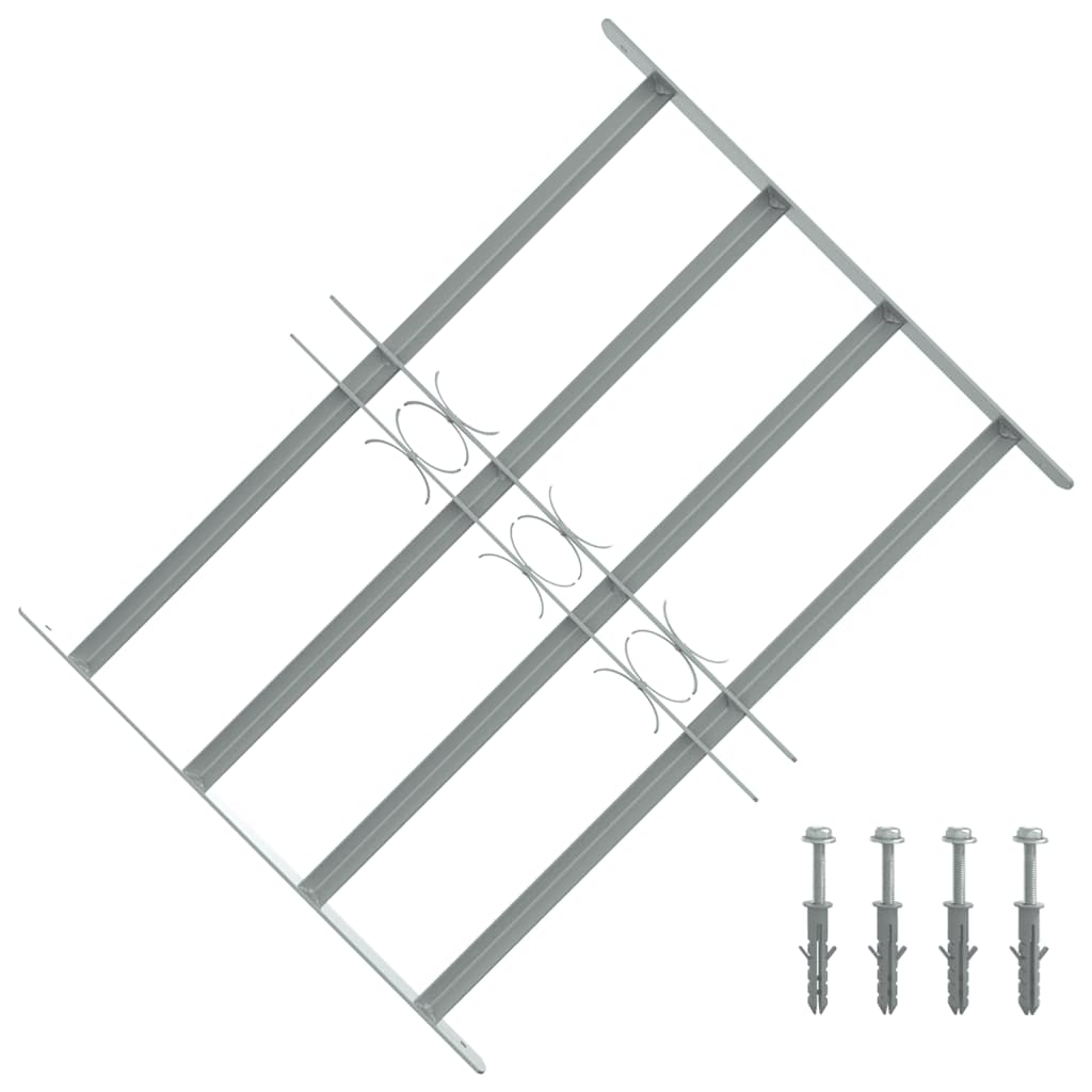 Reja de Seguridad Ajustable 500-650 mm — Acero Galvanizado 600 mm