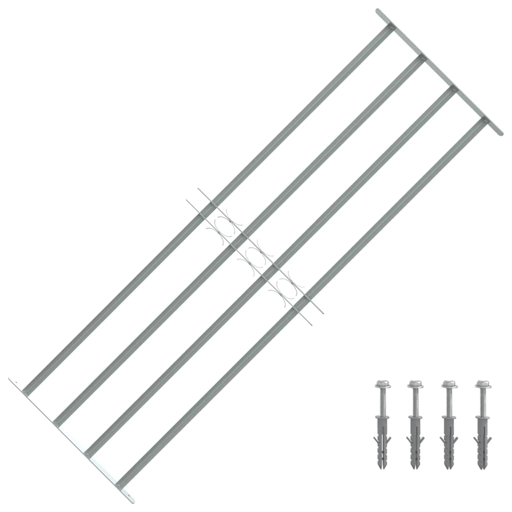 Reja de Seguridad Ajustable Ventana Acero Galvanizado 1000-1500mm