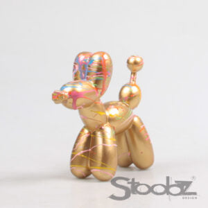 Perro globo en acabado negro de 15 cm - Vica Art de Vetonek